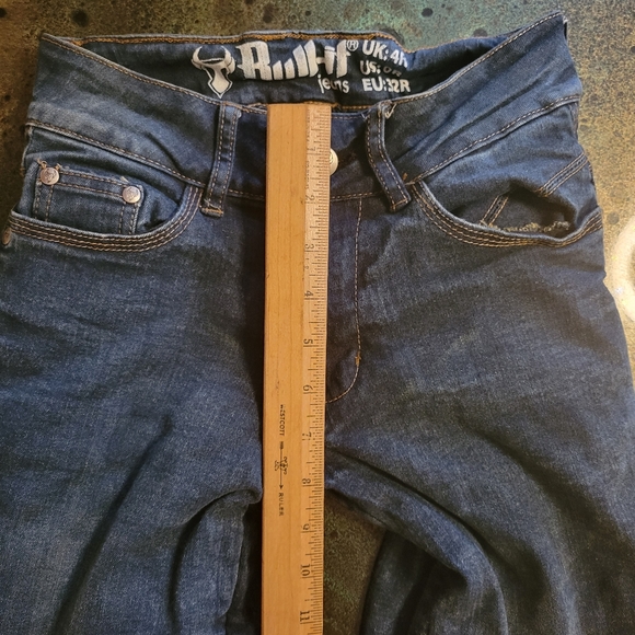 Bull-it Reinforced Motorcycle Straight Leg Jeans Dark Blue Size 0 - Picture 5 of 16